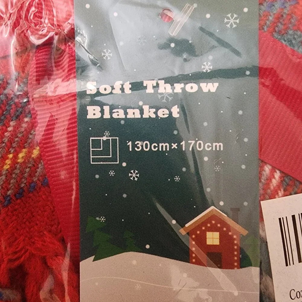 Winter Christmas Gift soft throw Blanket 130cm By 170cm - Picture 1 of 5